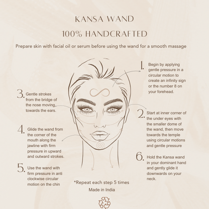 Detoxifying Facial Massage Tool - Kansa Wand