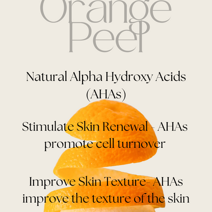 Orange Peel + Holy Basil Hydrating Face Mask for Dry and Dull skin