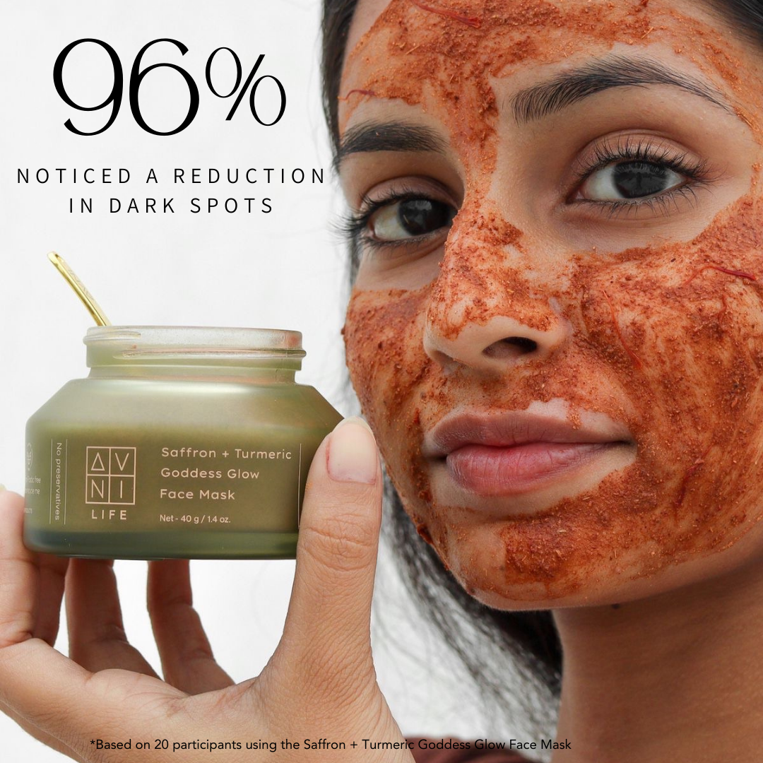 Saffron + Turmeric Goddess Glow Face Mask for Dark spots and Blemishes