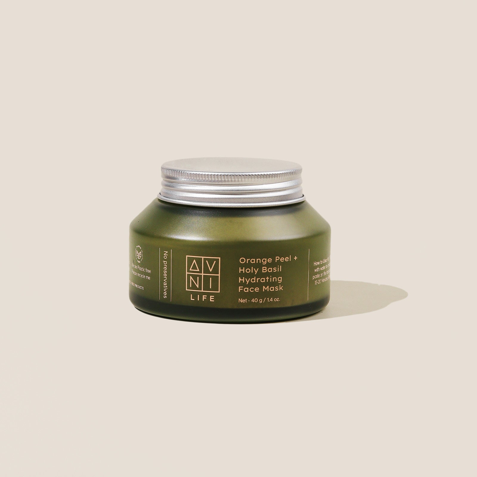 Orange Peel + Holy Basil Hydrating Face Mask for Dry and Dull skin ...